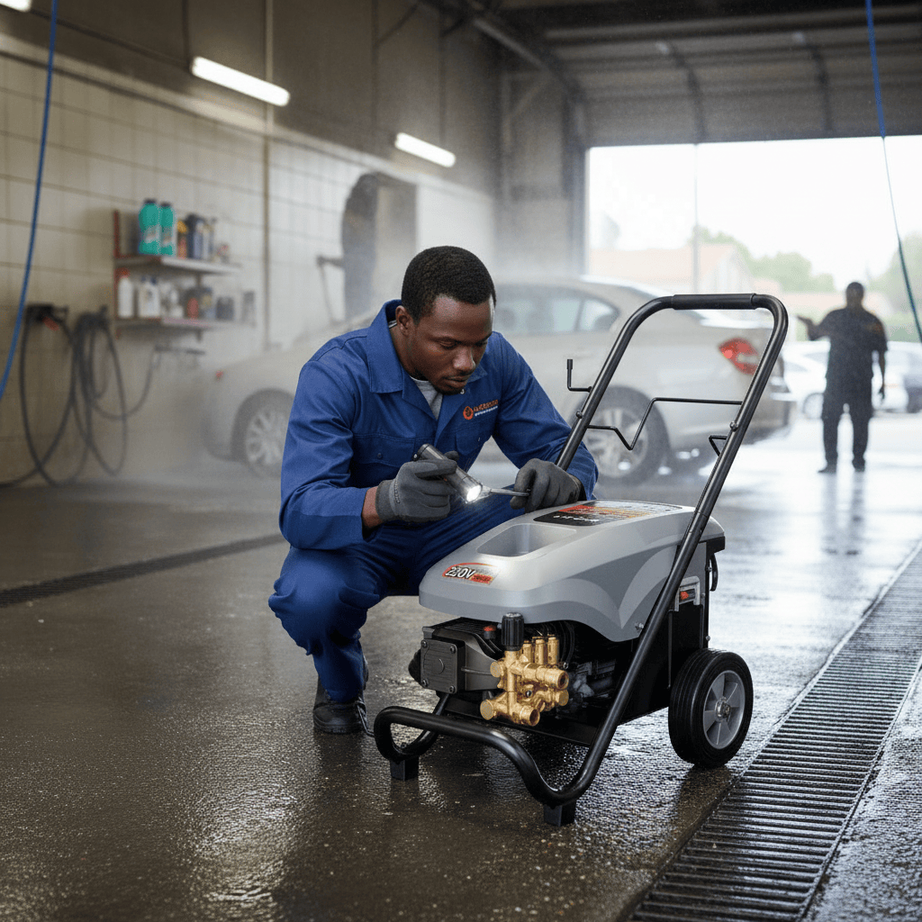 NRG Pressure Washer NRG 248 Bar Three-Phase Electric Pressure Washer 7500W with 16L/min Flow - NPW20MC