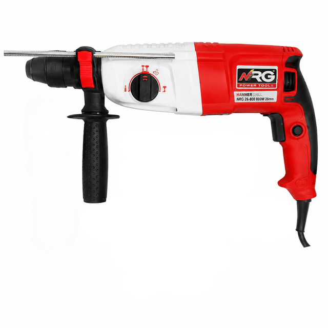 NRG Drill NRG 26mm Rotary Hammer 800W - BH-26