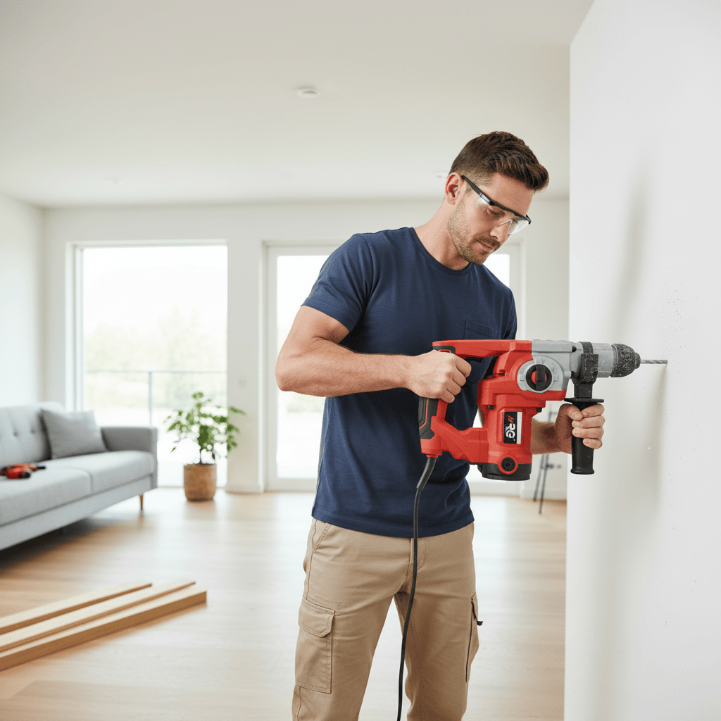 NRG Drill NRG 26mm Rotary Hammer 900W - NBH-2500L