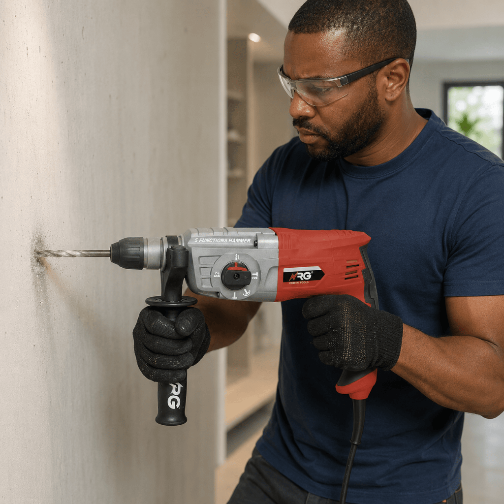 NRG Drill NRG 28mm Rotary Hammer 1100W - NBH-3000XE
