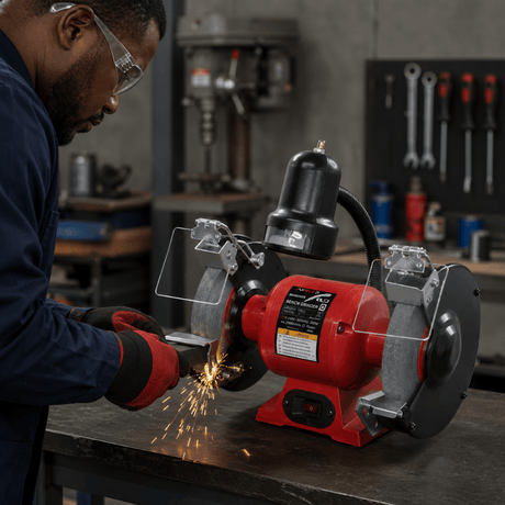 NRG Bench & Stationary Tool NRG 3" Bench Grinder 200W - NR75M-75BG