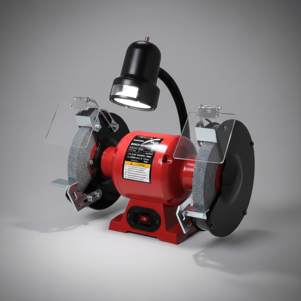 NRG Bench & Stationary Tool NRG 3" Bench Grinder 200W - NR75M-75BG