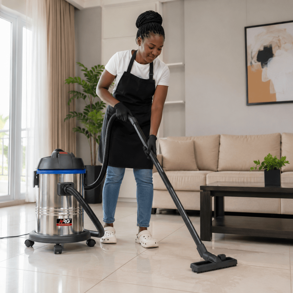 NRG Steam & Vacuum Cleaner NRG 30L Silent Mode Stainless Steel Wet & Dry Vacuum Cleaner 1000W - HT-30J