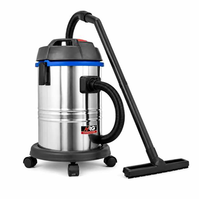 NRG Steam & Vacuum Cleaner NRG 30L Silent Mode Stainless Steel Wet & Dry Vacuum Cleaner 1000W - HT-30J