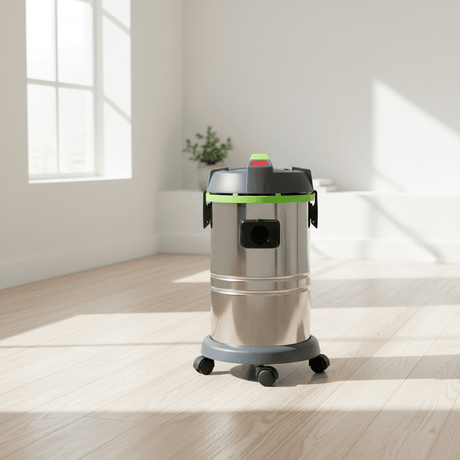 NRG Steam & Vacuum Cleaners NRG 30L Silent Mode Stainless Steel Wet & Dry Vacuum Cleaner with Italian Motor 1000W - HT-30J