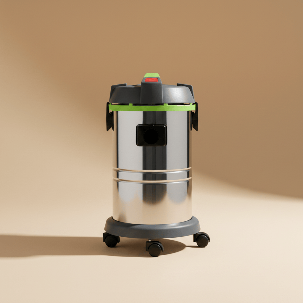 NRG Steam & Vacuum Cleaners NRG 30L Silent Mode Stainless Steel Wet & Dry Vacuum Cleaner with Italian Motor 1000W - HT-30J