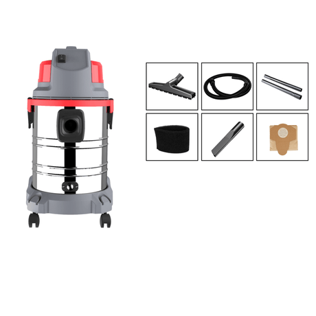 NRG Steam & Vacuum Cleaner NRG 30L Wet & Dry Vacuum Cleaner 1200W - NVC30L