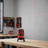 NRG Laser Measures NRG 360° Green Multi-Line Self-Leveling Laser Level with 30m Range & IP54 Protection & Stand - NEL514-180