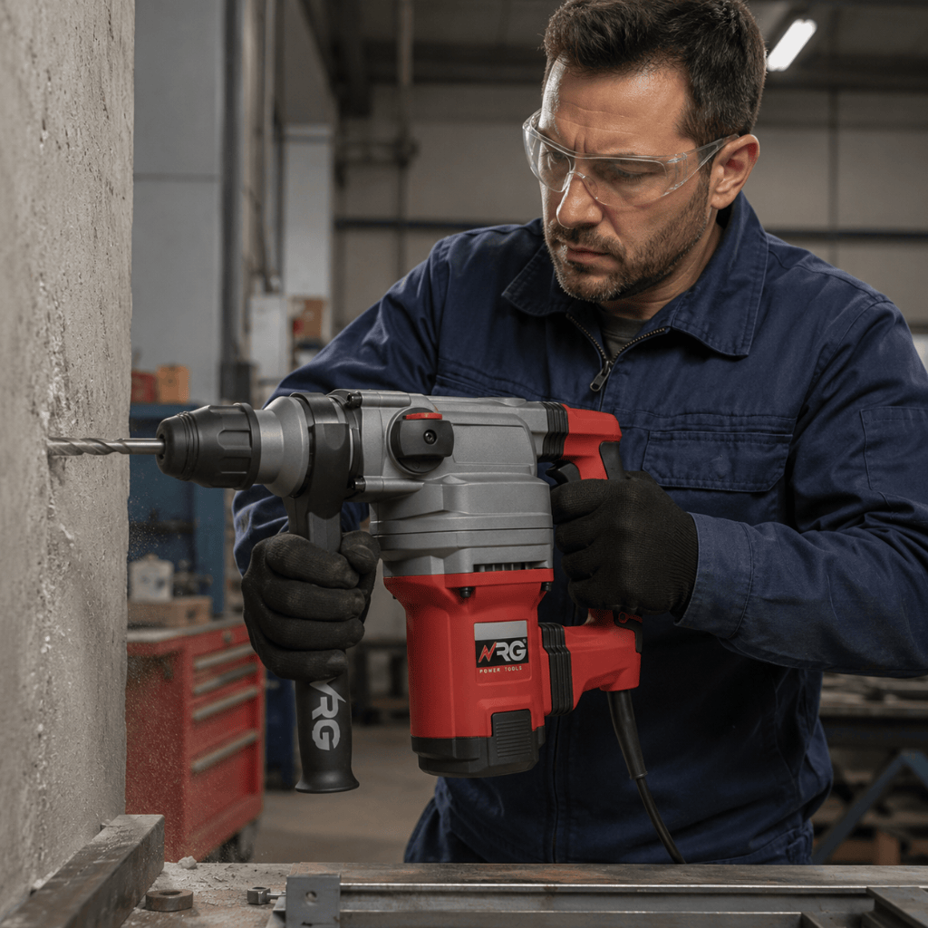 NRG Drill NRG 40mm Rotary Hammer 1050W - NBH-5E