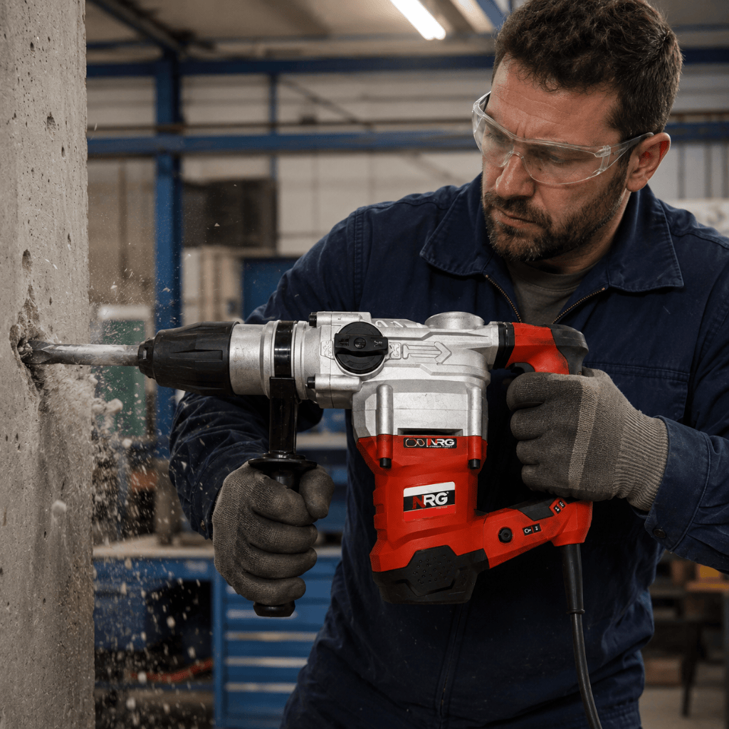 NRG Drill NRG 42mm Rotary Hammer 1600W - NRH42KS