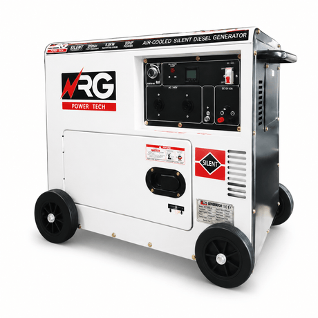 NRG Generators NRG 5.0KW Silent Diesel Generator with Electric Start 10HP - DY7500LN