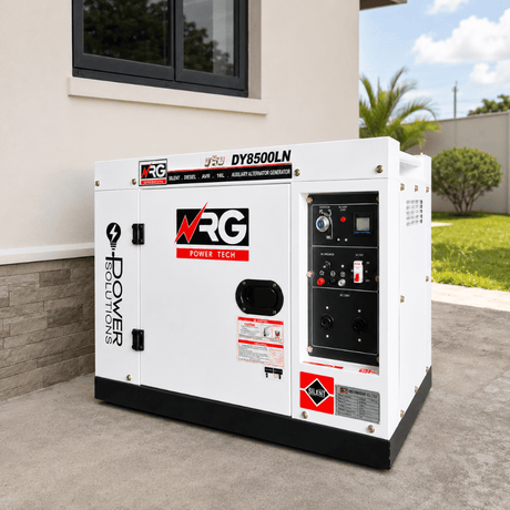 NRG Generators NRG 5.5KW Silent Diesel Generator with Electric Start 12HP - DY8500LN