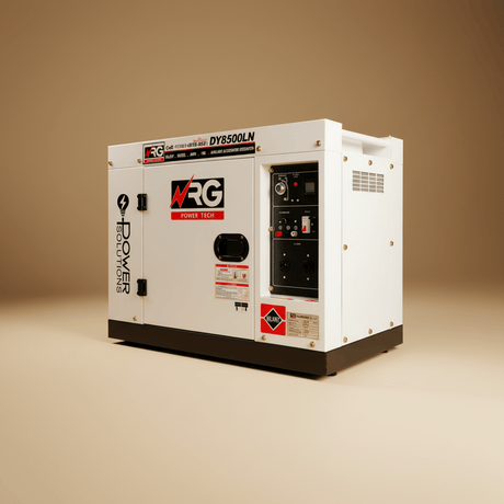 NRG Generators NRG 5.5KW Silent Diesel Generator with Electric Start 12HP - DY8500LN