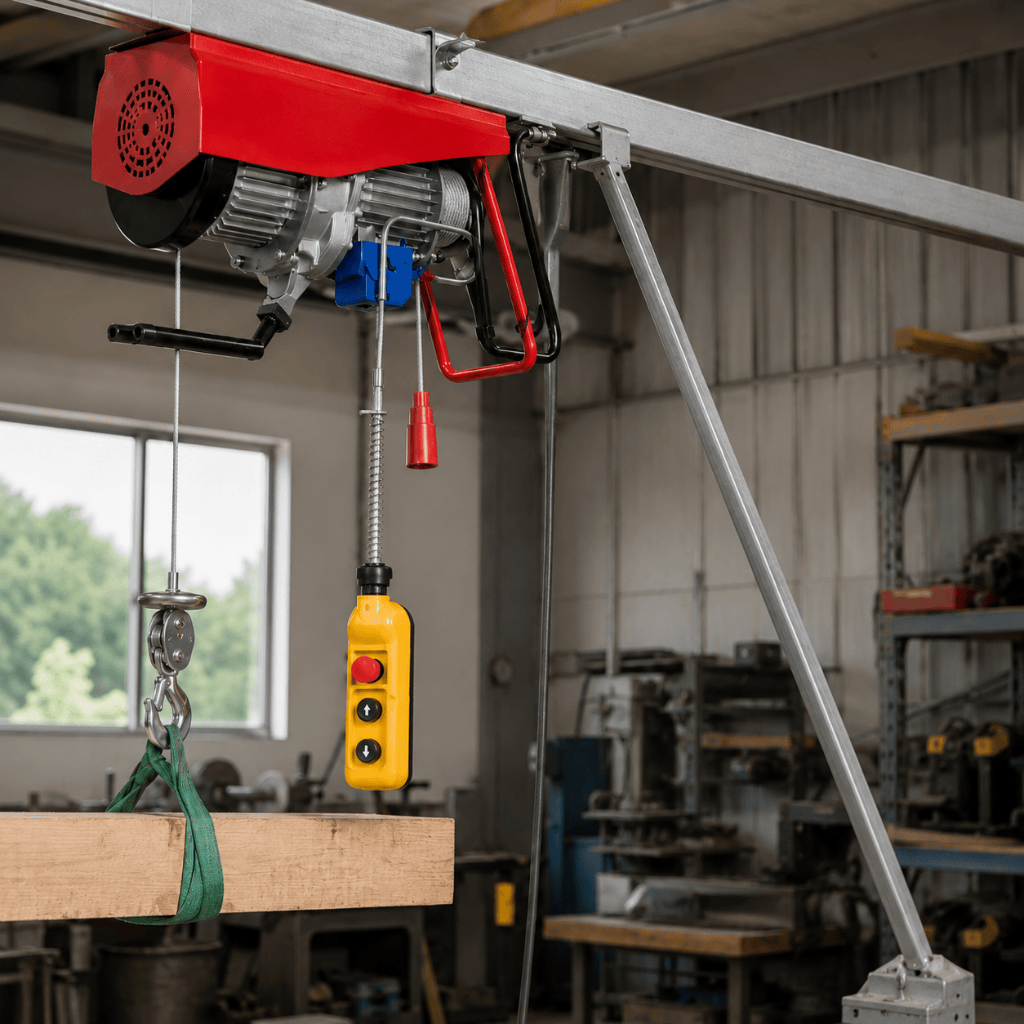 NRG Hanging Tools NRG 500KG Single Phase Electric Hoist 1500W - NEH-500-220