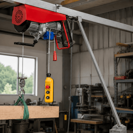 NRG Hanging Tools NRG 500KG Single Phase Electric Hoist 1500W - NEH-500-220