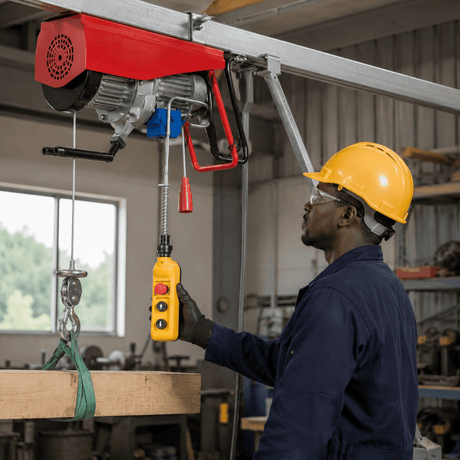 NRG Hanging Tools NRG 500KG Single Phase Electric Hoist 1500W - NEH-500-220