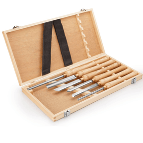 NRG Chisels Files Planes & Punches NRG 6 Pieces Lathe Wood Turning Chisel Set - WTT1002-6PC