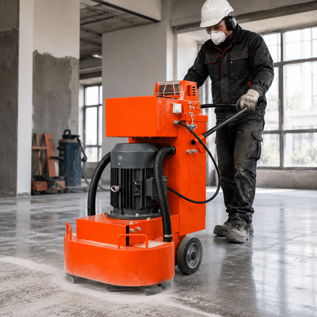 NRG Bench & Stationary Tool NRG 630mm Three Phase Concrete Floor Grinder 5.5KW - MG630B