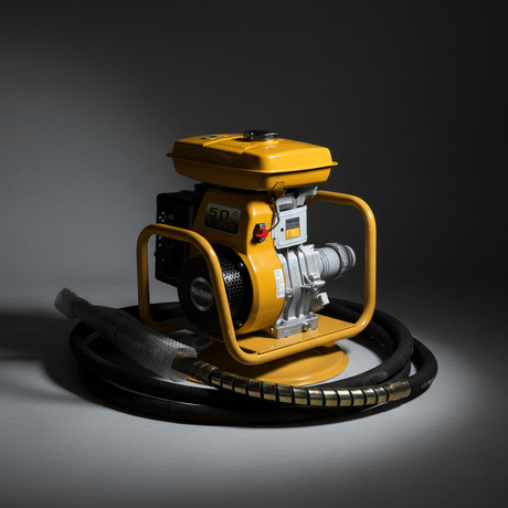 NRG Construction Equipment NRG Exen Gasoline Concrete Vibrator with Robin Engine & Vibrator Poker - NEY20-E