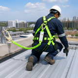 NRG Specialty Safety Equipment NRG Fall Arrest Double Lanyard with Energy Absorber 1.8m x 45mm – ML214