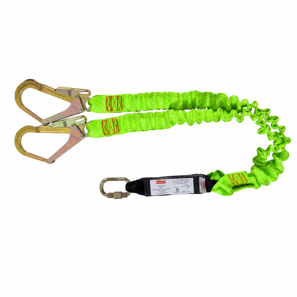 NRG Specialty Safety Equipment NRG Fall Arrest Double Lanyard with Energy Absorber 1.8m x 45mm – ML214