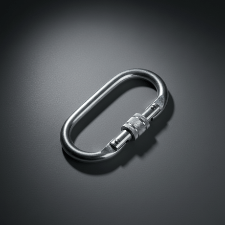 NRG Specialty Safety Equipment NRG Heavy Duty Alloy Steel Safety Ring Carabiner 40kN - HD24