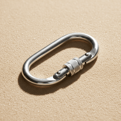 NRG Specialty Safety Equipment NRG Heavy Duty Alloy Steel Safety Ring Carabiner 40kN - HD24