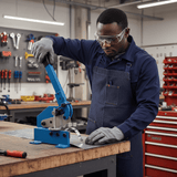 NRG Construction Equipment NRG Heavy-Duty Manual Lever Shear for Sheet, Flat & Round Mild Steel | 10" & 12"