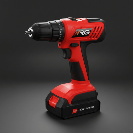NRG Drill NRG Lithium-Ion Cordless Drill 18V with 1.5Ah Battery - NBS18V-DPLI