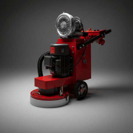 NRG Bench & Stationary Tool NRG Three Phase Concrete Floor Grinder with Built-in Vacuum Cleaner 4KW - DC-400