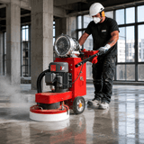 NRG Bench & Stationary Tool NRG Three Phase Concrete Floor Grinder with Built-in Vacuum Cleaner 4KW - DC-400