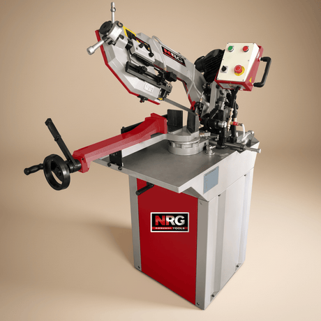 NRG Bench & Stationary Tool NRG Three Phase Professional Metal Band Saw 950W - MBS210FHV