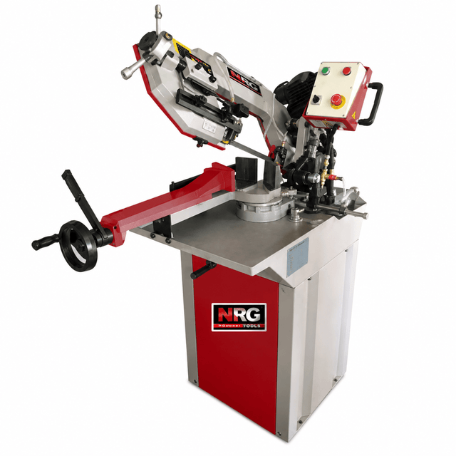 NRG Bench & Stationary Tool NRG Three Phase Professional Metal Band Saw 950W - MBS210FHV