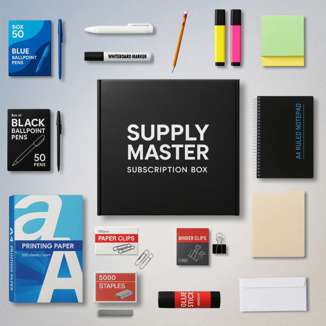 Office Essentials Kit B2B Subscription Enterprise Office Stationery Subscription Kit – Large Teams (40+ Staff)