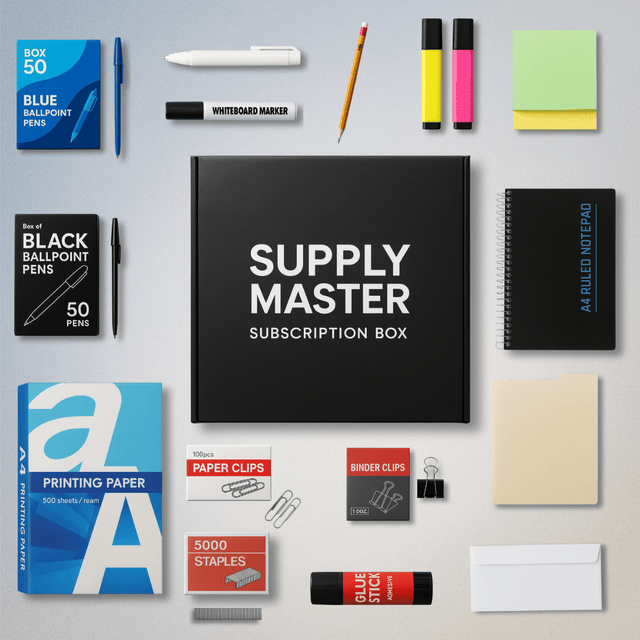 Office Essentials Kit B2B Subscription Enterprise Office Stationery Subscription Kit – Large Teams (40+ Staff)