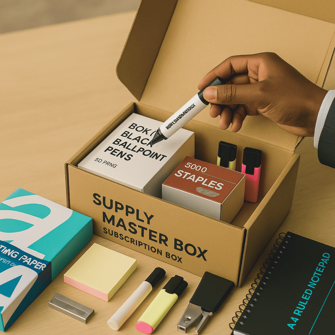 Office Essentials Kit B2B Subscription Essential Office Stationery Subscription Kit - Small Teams (5–15 Staff)
