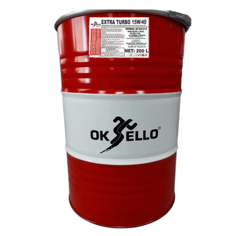 Oksello Engine Oils & Vehicle Fluids Oksello Sae 15W-40 API CK-4 (Extra Turbo) - 200L