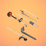 Oleomac Trimmers Oleomac Brush Cutter Set + Attachment - BC241D-PU