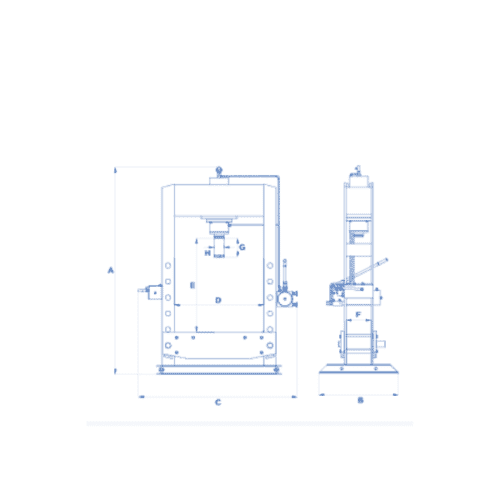 OMCN Towing and Lifting OMCN Hydraulic Press - ( 30, 50, & 100 Ton )