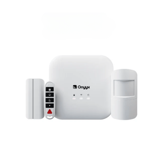 Onyyx Security & Surveillance Systems Onyyx Wireless Smart Alarm System Kit with Wi-Fi, Cellular Connectivity & App Control - OWNSIM