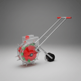 Padark Tillers & Cultivators Padark Manual 2-in-1 Seed Planter & Fertilizer Applicator with Dual Hoppers & Seed Discs