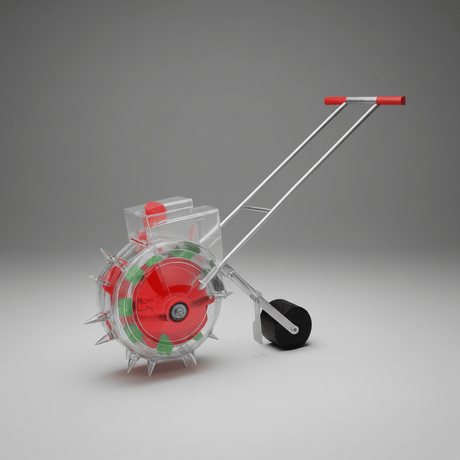 Padark Tillers & Cultivators Padark Manual 2-in-1 Seed Planter & Fertilizer Applicator with Dual Hoppers & Seed Discs