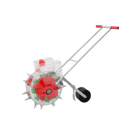 Padark Tillers & Cultivators Padark Manual 2-in-1 Seed Planter & Fertilizer Applicator with Dual Hoppers & Seed Discs