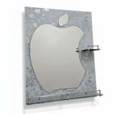 Padmore Bathroom Mirrors Apple Bathroom Mirror with Double Glass Shelf 60x80cm