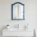 Padmore Bathroom Mirrors Chelsea Bathroom Mirror with Glass Shelf - 60x45cm