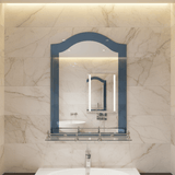 Padmore Bathroom Mirrors Chelsea Bathroom Mirror with Glass Shelf - 60x45cm