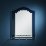 Padmore Bathroom Mirrors Chelsea Bathroom Mirror with Glass Shelf - 60x45cm