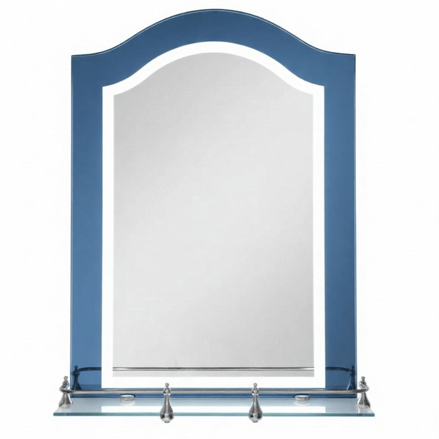 Padmore Bathroom Mirrors Chelsea Bathroom Mirror with Glass Shelf - 60x45cm