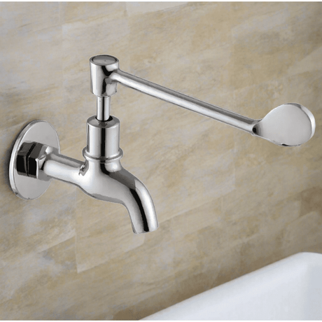 Padmore Bathroom Faucet Elbow Action Wall Mount Laboratory Faucet Tap