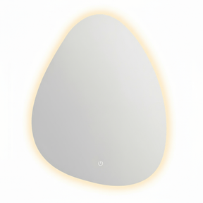 Padmore Bathroom Mirrors Irregular Wall Mount Touch Screen LED Vanity Mirror 50x70cm